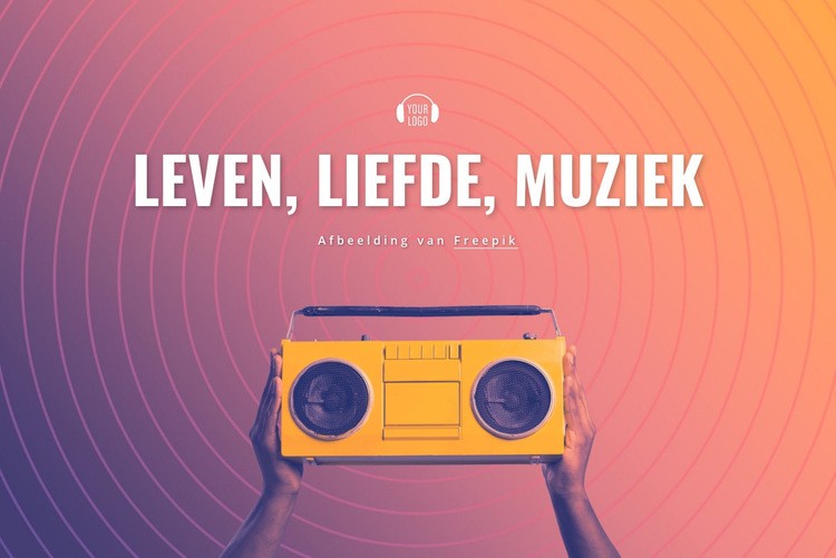 Leven, liefde, muziek Bestemmingspagina