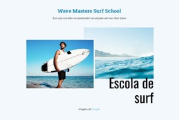 Construtor De Sites Exclusivo Para Escola De Surf