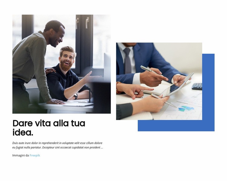 Azienda digitale a servizio completo Costruttore di siti web HTML