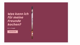 Tipps Für Die Zubereitung Von Mahlzeiten Für Freunde - Inspiration Für Website-Design