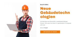 Neue Gebäudetechnologien Webdesign