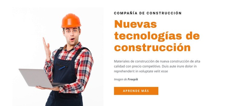 Nuevas tecnologías de construcción Creador de sitios web HTML