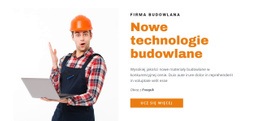 Nowe Technologie Budowlane - Szablon Osobistej Witryny Internetowej