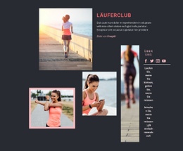 Läuferclub - Zielseiten-Designer