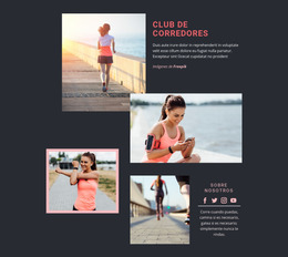 Club De Corredores - Plantilla Premium De Joomla