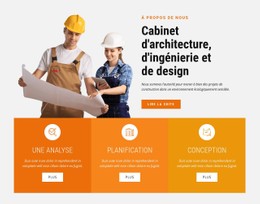 Cabinet D'Architecture, D'Ingénierie Et De Design Modèle CSS
