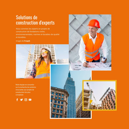 Services Essentiels À L'Industrie De La Construction - Modèle Joomla Professionnel Personnalisable