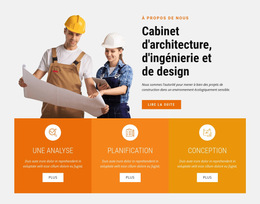 Cabinet D'Architecture, D'Ingénierie Et De Design - Thème CSS Gratuit