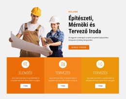 Építészeti, Mérnöki És Tervező Iroda – Prémium Sablon