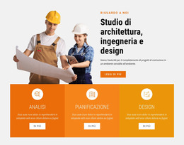 Studio Di Architettura, Ingegneria E Design - Modello Di Pagina HTML