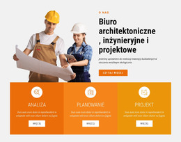 Biuro Architektoniczne, Inżynieryjne I Projektowe - Szablon Strony HTML