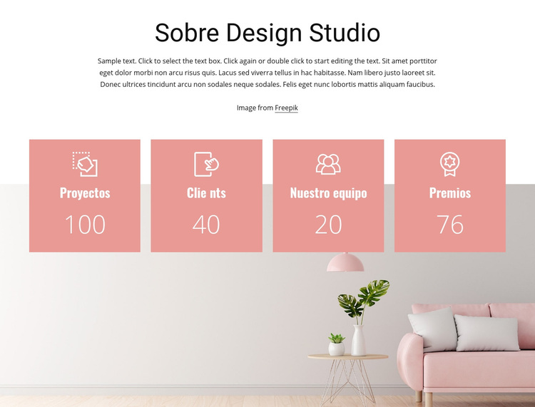 Mostradores de diseño de interiores Tema de WordPress