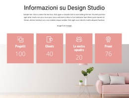 Mockup Di Sito Web Premium Per Banchi Di Design D'Interni