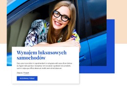 Wynajem Luksusowych Samochodów - Wielofunkcyjna Makieta Witryny Internetowej