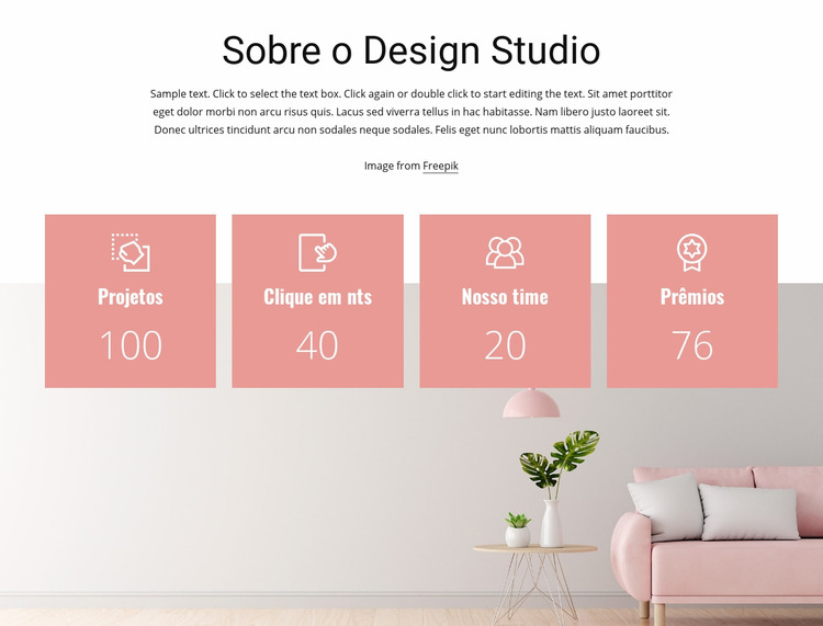 Balcões de design de interiores Template Joomla