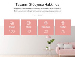 İç Tasarım Sayaçları - Özel Web Sitesi Oluşturucu