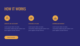 How Our Service Works - Modern HTML5 Template