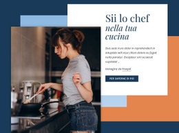 Impara A Cucinare Come Uno Chef - Miglior Mockup Del Sito Web