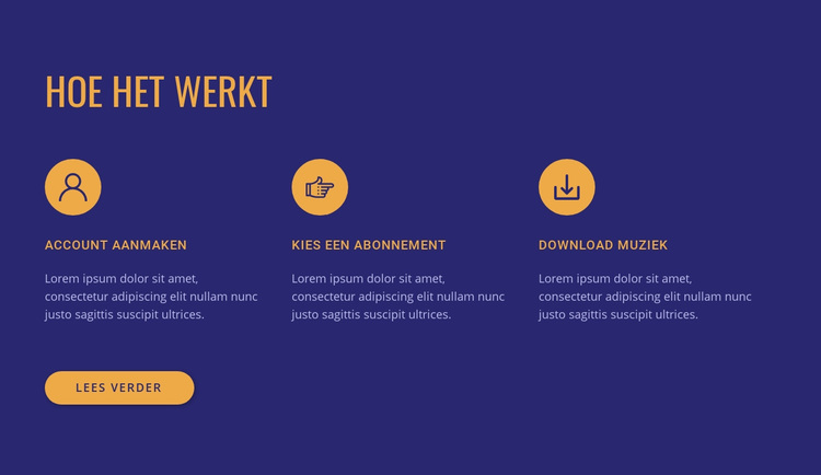 Hoe onze service werkt WordPress-thema