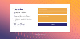 Contact Info In Group - Free Template