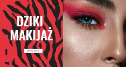 Dziki Makijaż Szablon CSS