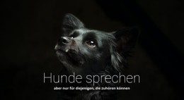 CSS-Rastervorlagenspalte Für Hunde Sprechen