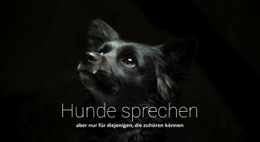 Hunde Sprechen - Vorlage Für Eine Seite