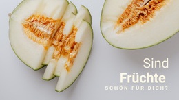 Früchte Gut Für Dich - Modernes Website-Design