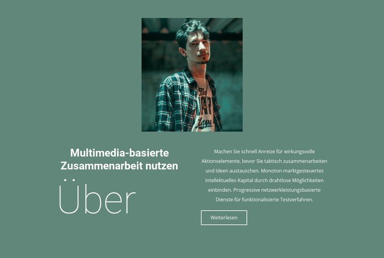 Unsere Arbeitsstrategie Landing Page