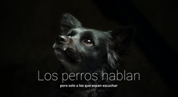 Columna De Plantilla De Cuadrícula CSS Para Los Perros Hablan
