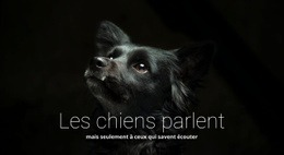 Les Chiens Parlent - Modèle D'Une Page