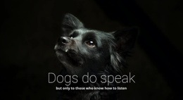 Dogs Do Speak - Free Html Code