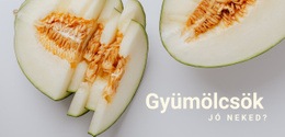 Css-Sablon Ehhez: Gyümölcsök Jó Neked