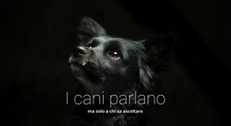 I Cani Parlano - Semplice Modello Di Sito Web