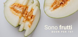 La Frutta Fa Bene - Modello HTML5 Scaricabile Gratuitamente
