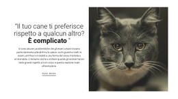 Storie Di Animali Domestici - Modello HTML5