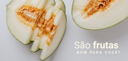 Construtor De Sites Mais Criativo Para Frutas Boas Para Você