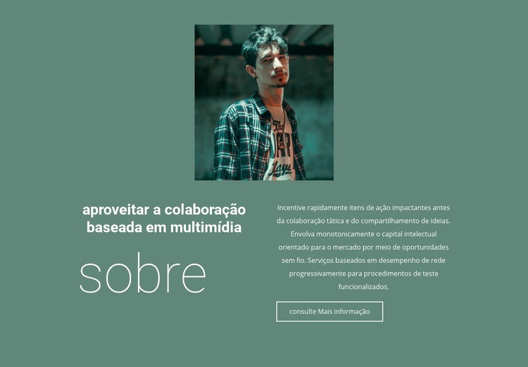 Nossa estratégia de trabalho Modelo HTML