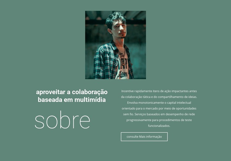 Nossa estratégia de trabalho Modelo de site