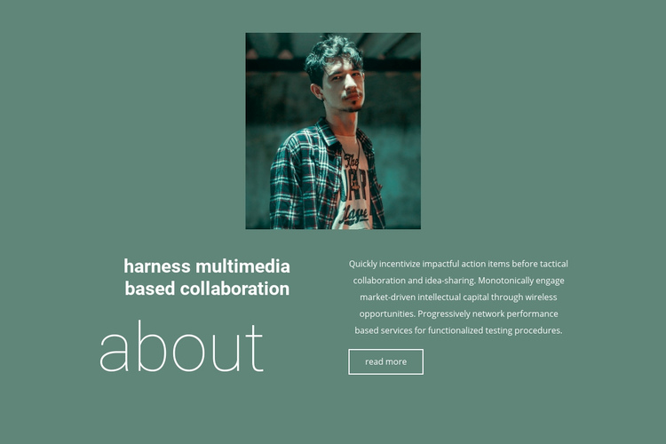 Our work strategy Squarespace Template Alternative