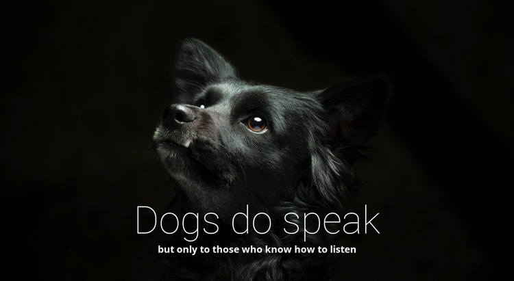 Dogs do speak Static Site Generator