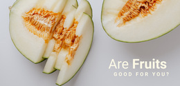 Fruits Good For You Web Page Design