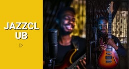Jazzclub – Benutzerfreundliche HTML5-Vorlage