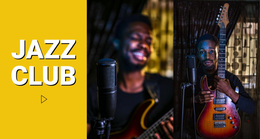 Jazz Club Web Page Design