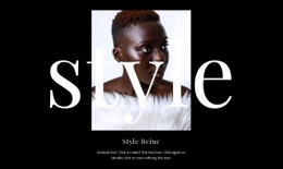 HTML5 Réactif Pour Style Reine