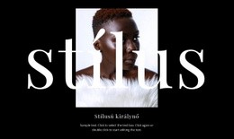 Divat és szépség HTML Sablonok