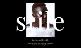 Stile Regina Modello CSS Reattivo