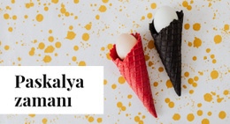 Paskalya Zamanı - Tek Sayfalık Şablon Ilhamı