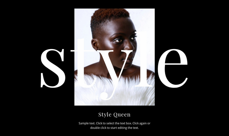 Queen style Landing Page