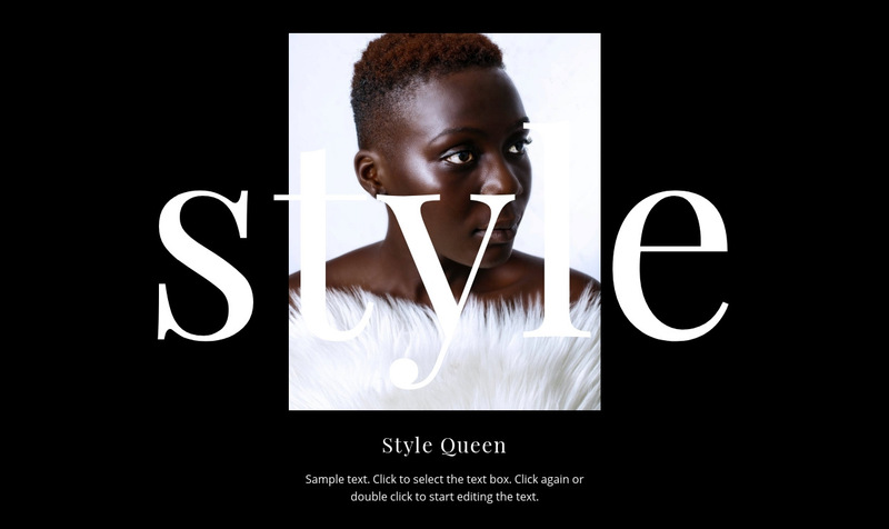Queen style Wix Template Alternative